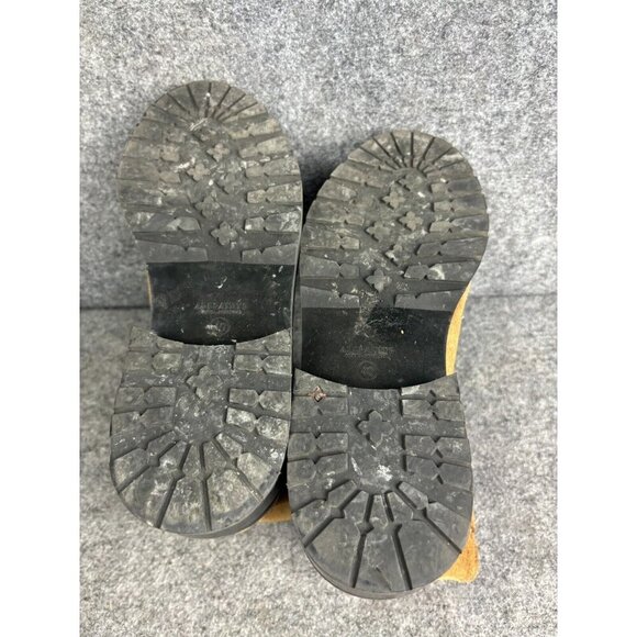 Allsaints Ariel Combat Boots Women's EU 40 Tan Suede Zip Up Ankle - Picture 8 of 10